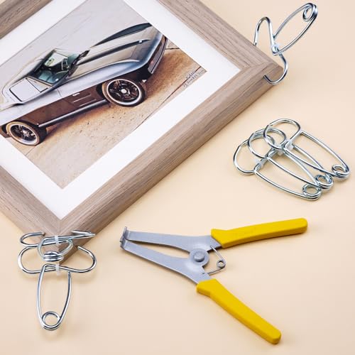 Miter Spring Clamps Kit for Woodworking - size: 13 Clamps / 1 Pliers / 1 Clamp Clip