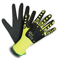 Cordova 7735 OGRE Impact Gloves, Padded Nitrile Coating for Extra Grip, Reinforced Thumb, High-Visibility Work Gloves, Flexible and Comfy, Heavy-Duty, Large, 1-Pack - size: Large