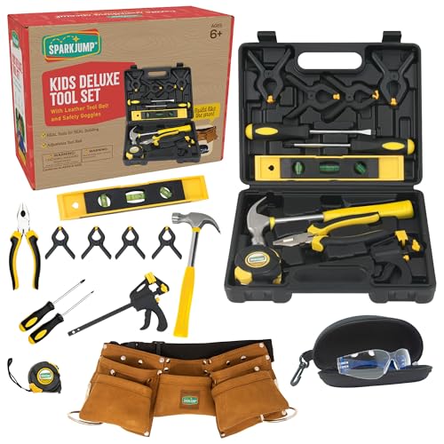 Sparkjump Deluxe Kids Tool Set - color: Brown