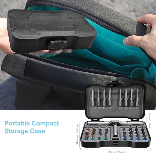JENABOM 42 in 1 Magnetic Screwdriver Set,DIY Ratchet Screwdriver - size: 42 in 1
