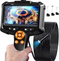 Daxiongmao Borescope 1080P Industrial Endoscope Inspection Camera | Mechanical Tool for Automotive, HVAC, Plumbing, 4.3" IPS Screen, IP67 Waterproof & 16.5ft Semi-Rigid Flexible Snake Probe - size: 16.5 FT