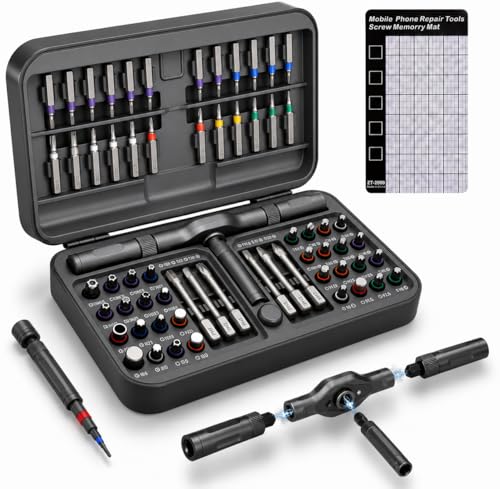 DYLIFE 66 in 1 Magnetic Ratcheting Screwdriver Set with Detachable Handle - size: 66 In 1