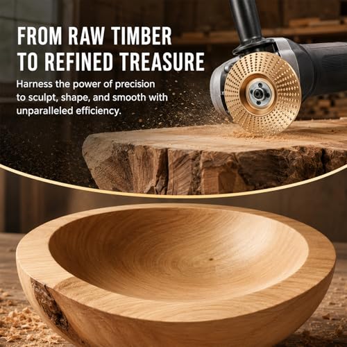 3PCS Angle Grinder Polishing Pad,Upgraded and Thickened Angle Grinder Polishing Pad,Tungstens Carbide Wheel Cuts Wood, for Polishing Buffing