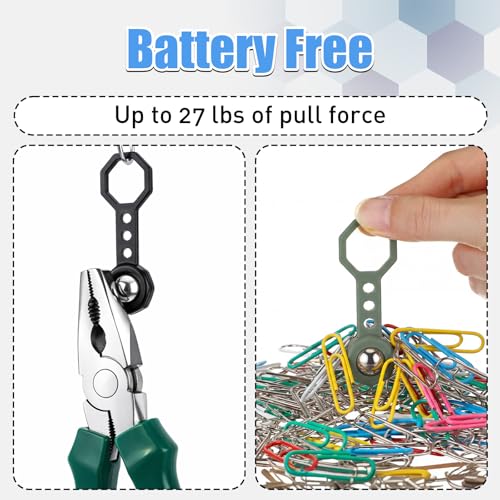 Chumia 4 Pcs Multicolor Magnetic Stud Finder with 27 Pounds of Pull Magnetic Metal Stud Magnet Detector No Battery Penetrates 5/8" Drywall, Plywood, Ceramic Tiling for Accurate Location