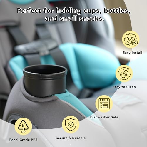 Cup Holder Replacement for Safety 1st EverFit/Grow and Go, for Maxi-COSI Pria, and for Cosco All-in-One Car Seats (Model C6577 & C6474) | Injection Molded OEM Quality Cup Holder (2 PCS) - size: 2 PCS
