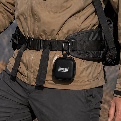 WUBEN G5 Flashlight Holster, EDC Portable Mini Flashlight Pouch, 75*75*30mm - color: Black(G5 Box)