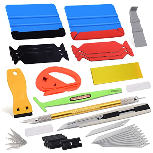 NEWISHTOOL Car Wrap Tools PPF Installation Kit Vinyl Wrap Tool Kit - color: CR-002