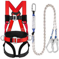 TT TRSMIMA Safety Harness Fall Protection Kit: Roofing Harness for Work - style: Red