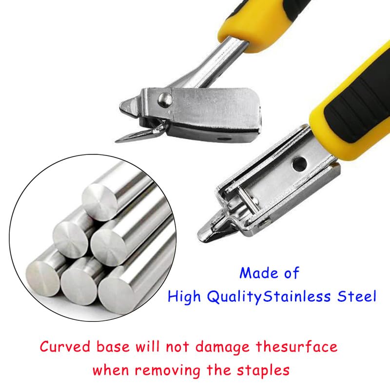 Staple Remover, Staple Puller Tool, Upholstery and Construction Heavy Duty Staple Remover, Strength Staple Puller Removing All Kinds of Staples(2 pcs) - style: Style2