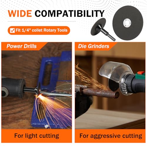 15 Pack 2 Inch Die Grinder Cut Off Wheel,3/8in Hole