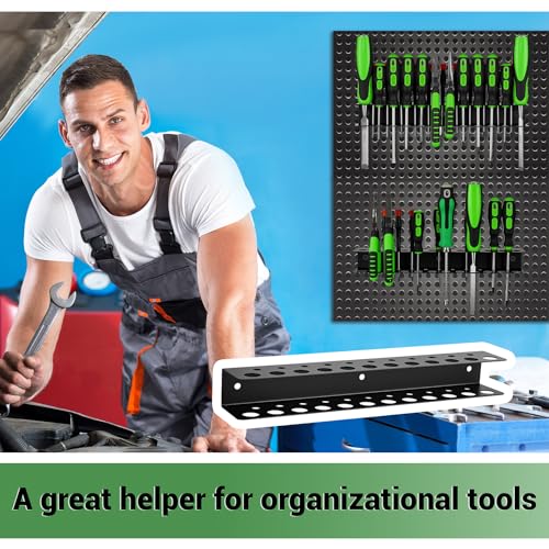 1Pack Screwdriver Plier Organizer Wall Mount Wall Mount Tool Storage Rack