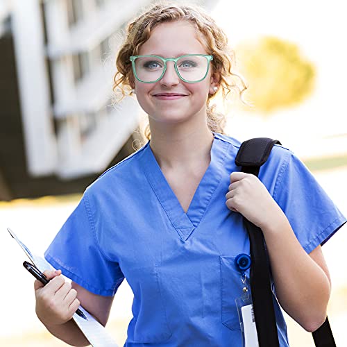 Stylish Safety Glasses, Clear Anti-Fog Anti-Scratch Protective Glasses For Men And Women - color: Light Blue