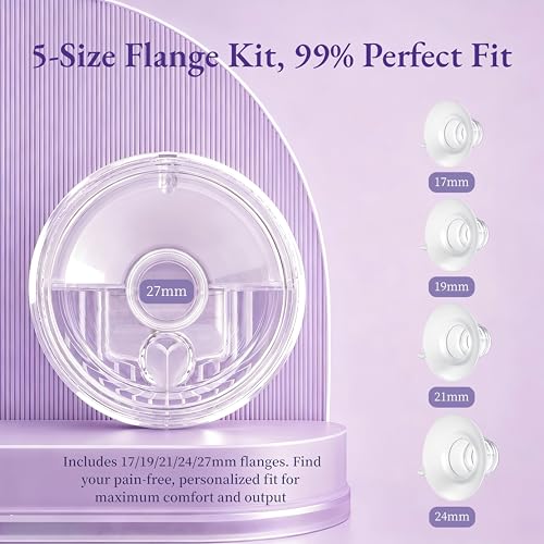 Wearable Breast Pump, OKPOIDM Hands-Free Electric, Portable, 1 Pack - color: 1 Pack