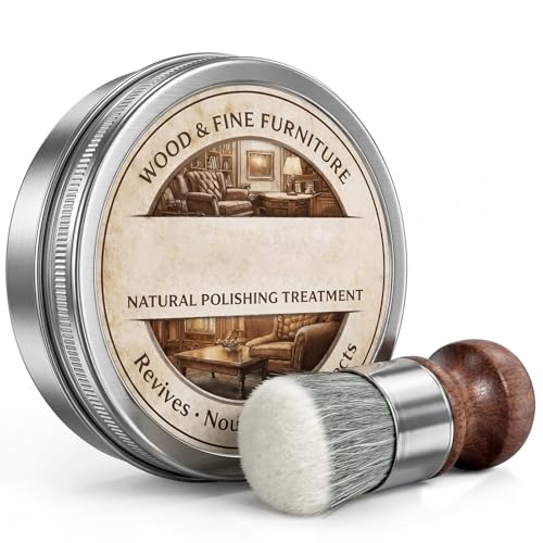 Furniture Balm, Advanced Formula for Wood Scratch Repair, Helps Prevent Cracking & Enhances Texture, Ideal for Furniture & Wood Grain Touch-Ups (150g)