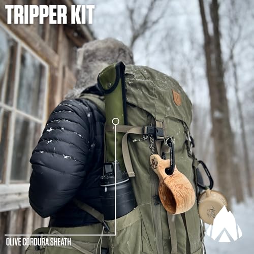 AGAWA - BOREAL21 Tripper Kit - Includes 21" Folding Saw, Nylon Carrying Case, 21" All-Purpose & 21" Aggressive Blade - For Camping, Hiking & Survival Gear (Black Frame/Yellow Handle) - size: 21" Inch