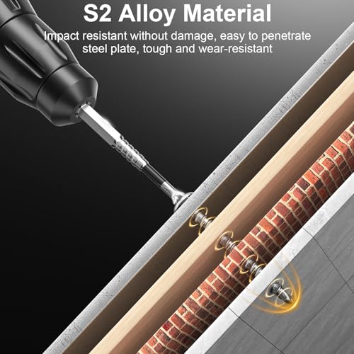 High Magnetic Screwdriver Drill Bit Set - 12Pcs - color: 12 Pcs