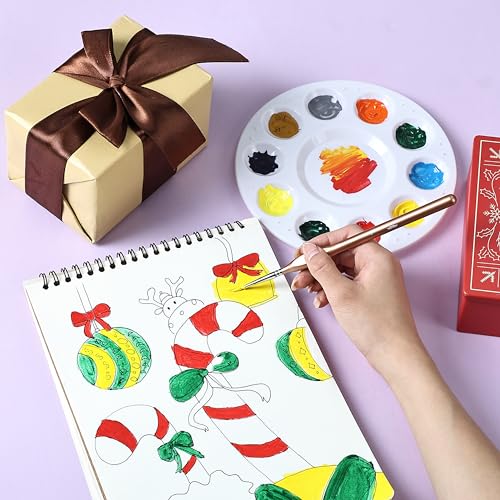 Mr. Pen- Round Paint Tray Palettes, 12 Pack - size: 12 Pack
