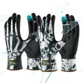 COOLJOB 2 Pairs A4 Cut Resistant Gloves, Grip Nitrile Rubber Coated Safety Work Gloves with Full Touchscreen Fingers - size: Large