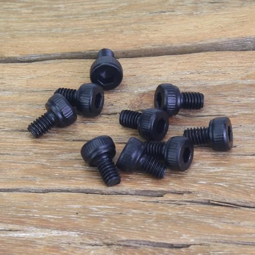 105 Pieces M2.5 x 4mm Socket Head Cap Screws, Thread Pitch 0.45mm, Sutemribor M2.5 Black Screws, 12.9 Grade Alloy Steel, Black Oxide Finish, Fully Threaded - size: M2.5 x 4mm, style: Socket Head