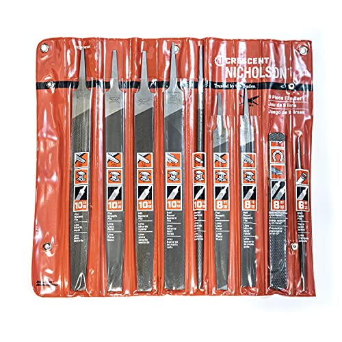 Nicholson 9 Pc. 6, 8"& 10" Maintenance File Set" - 22030NNN, Multi, One Size - style: 9 Pc. Maintenance File Set