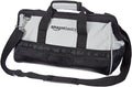 Amazon Basics Durable Wear-Resistant Tool Storage Bag with Adjustable Shoulder Strap, Portable Tool Organizer, 16 in, Black & Grey - size: Large Standard Bag