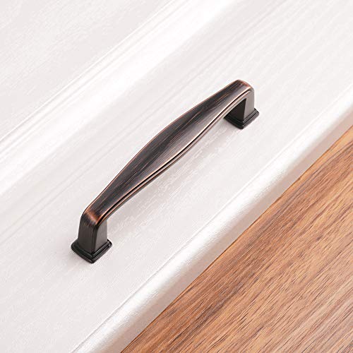 KOOFIZO 10 Pack 3-3/4 in Oil Rubbed Bronze Cabinet Pulls Drawer Handle 1817 - color: Oil Rubbed Bronze, size: 3-3/4" CC - 10Pcs