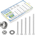 #6-32 x 1-1/4" to 2" Long Pan Head Machine Screw Kit for Electrical Outlets - size: #6-32(Long Screws Kit）