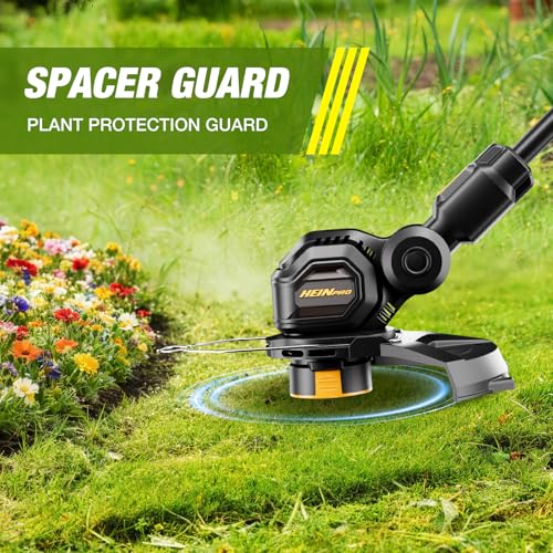 HEINPRO Cordless String Trimmer Compatible with Dewalt 20V MAX Battery - size: 12-INCH