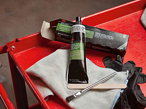 3M 08008 Super Weatherstrip Adhesive, 08008, Black, 5 oz Tube (Pack of 2) - size: 5 Ounces (Pack of 2)