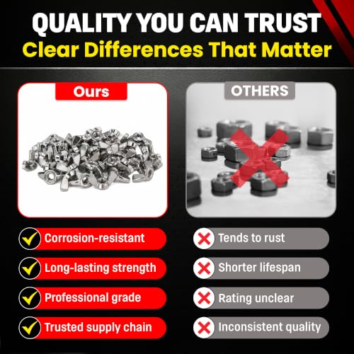 Chenango Supply 10-32 Stainless Wing Nuts