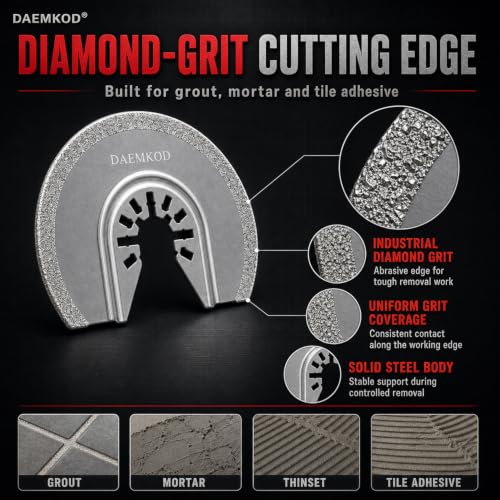 20PCS Diamond Oscillating Tool Blade, Multitool Blades | Multi Tool Blades Kit & Oscillating Tool Accessories for Grout Removal, Diamond Edge for Precise Cutting Performance - size: A-20 PCS