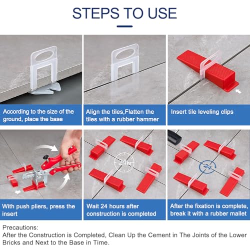 Tile Leveling System Clips 1/16 Inch 2000pcs Tile Leveling Spacer DIY Tiles Leveler Spacers 1.5mm Tile Tools Set Tile Leveling System for Professional Ceramic Stone Installation - size: 2000pcs 1.5mm Tile Leveling Spacers