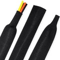 2:1Heat Shrink Wire Loom Braided Cable Sleeves,Heat Resistant Fabric Woven Shrink Tubing Wiring Harness for Protection Automotive,Harness Cable,Cable Management (1/2"-12ft) - size: 1/2"-12ft