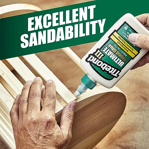Titebond III Ultimate Wood Glue 1 Gal. (2 Pack) – Premium Professional Woodworking Adhesive, Waterproof, Strong Initial Tack, Interior/Exterior Use, Easy Water Cleanup – 1416 - size: 128 Fluid Ounce (2 Pack)