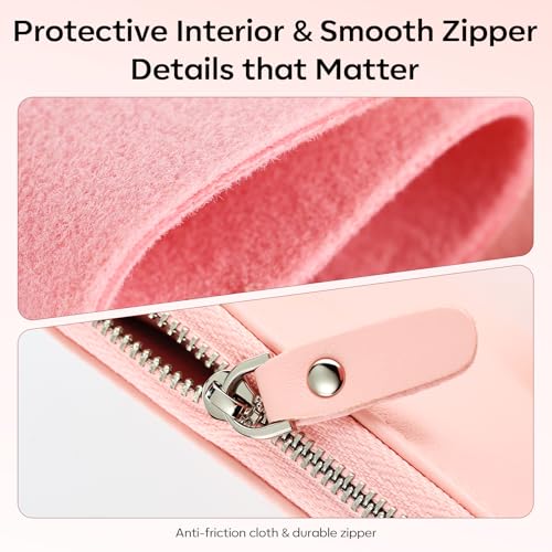 FAMILIFE Stainless Steel Manicure Set 11-in-1 Professional Nail Clipper Kit - color: Pink