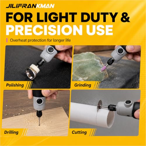 Mini Cordless Brushless Rotary Tool Kit, Brushless Motor, 5 Speed, Max.25000 RPM, 65 Accessories, Engraving Pen, for 3D Printer Sanding, Polishing, Drilling, Carving, DIY Crafts