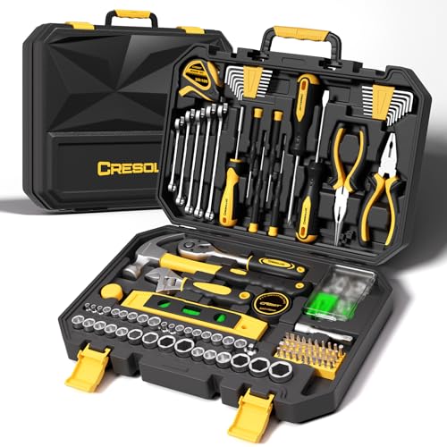 209 Piece Tool Kit for Home Socket Wrench Auto Repair Tool Set,General Household Tool box,Basic Hand Tool Kit,Perfect for Homeowner, Diyer, Handyman