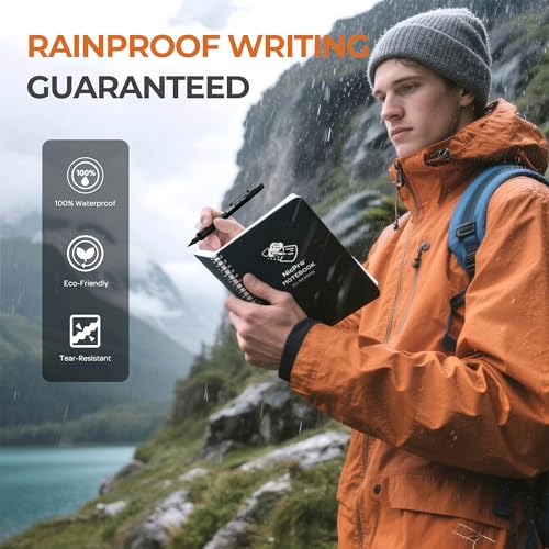 Nicpro 1.3mm Mechanical Pencil Set with Waterproof Field Notebooks - color: Multicolor with Notebook