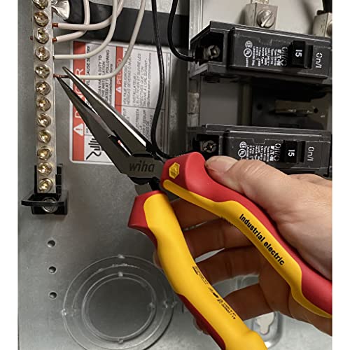 Wiha 32968 3 Piece Insulated Industrial Grip Pliers and Cutters Set