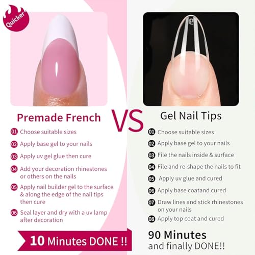 288Pcs Almond Press on Nails Medium Fake Nails 10 Color Nude False Nails Full Cover Acrylic Stick on Nails Nude Nail Press ons Handmade Full Cover Acrylic Glue on Nail for Women Manicure 10 Packs - color: Style 18