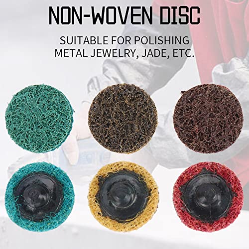 SI FANG 25Pcs 1 inch Die Grinder Sanding Discs Fits Roloc Quick Change Pad - size: 1inch Set