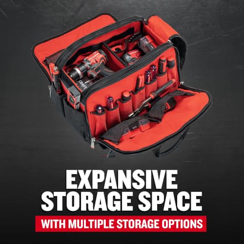 CRAFTSMAN VERSASTACK XL Tool Bag, 22.5”, Durable Polyester, Black and Red (CMST21450)