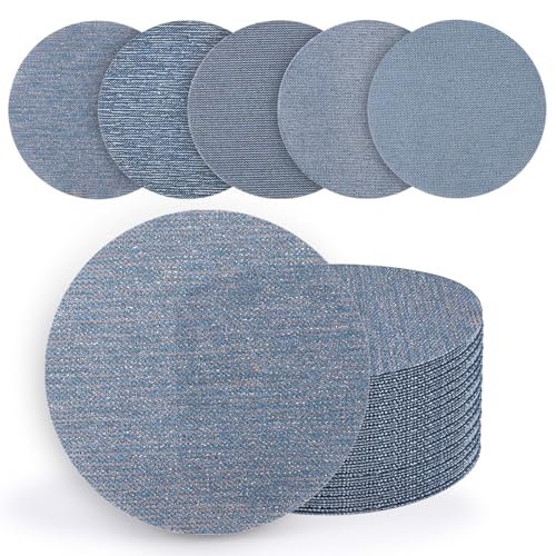 30Pcs 6 Inch Ceramic Mesh Sanding Disc Assortment for Orbital Sander - style: 6 Inch