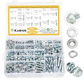 KADRICK 700PCS Class 8.8 Metric Bolt Assortment,M6 M8 M10 Flange Hex Bolts - size: 700Pcs M6-M10 FLANGE HEX Eco-Friendly