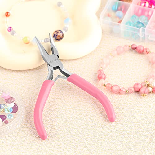5-Inch Long Nose Pliers with Wire Cutter, Serrated Jaws - style: Long Nose Pliers