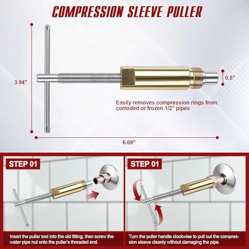 5 PCS Plumbing Tools Kit