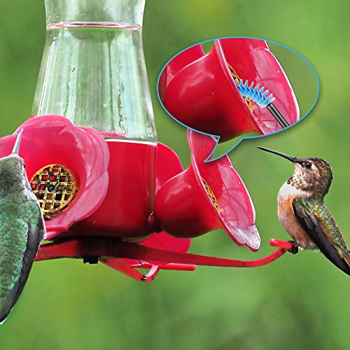 Outus 15 Pieces Hummingbird Feeder Cleaning Brush Mini Nylon Brush Set Cleaner for Bottles, Tubes, Jars, Bird Feeder (0.3 Inches/ 3.9 Inches) - size: 0.3 inches/3.9 inches