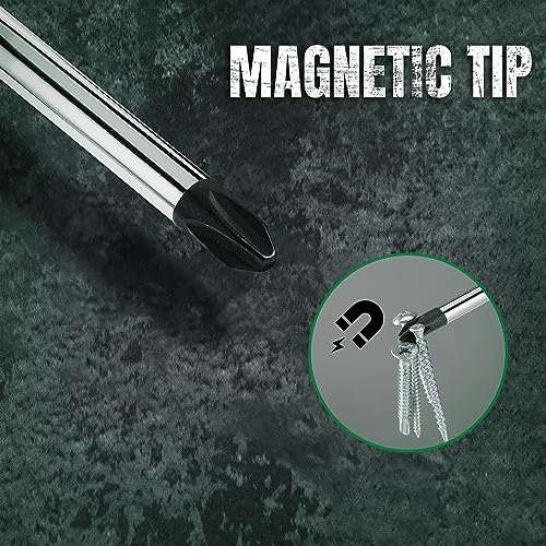 SK 5-Piece Phillips Screwdriver Set, Magnetic Screwdriver Set, S2 Steel - style: Phillips