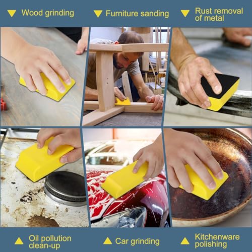 Werhoo 7Pcs Hand Sanding Block Set