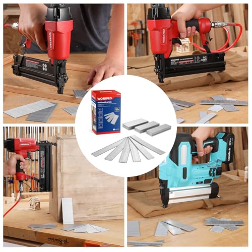 WORKPRO 18 Gauge Brad Nails, 2'',1-1/2'',1-1/4'', 3/4''Brad Nails - size: 2'',1-1/2'',1-1/4'', 3/4''